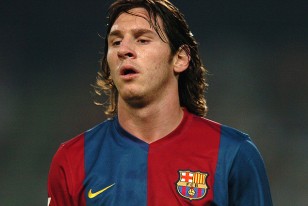 Lionel Messi, desgarrado.