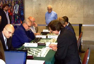 Ajedrez en el Palacio.