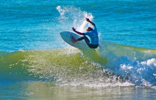 Lucas Madrid en acción.