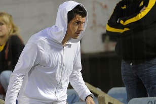 El arquero Enrique Bologna en la Platea América.