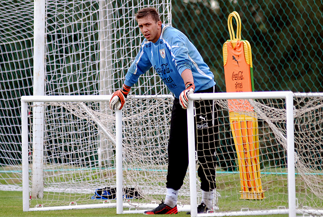 Fernando Muslera de regreso en el Complejo.