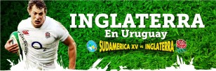 Afiche de la presentación de Inglaterra en Uruguay.