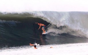Lucas Madrid en acción.