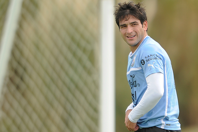 Nicolás Lodeiro entrenó el jueves y el viernes en el Complejo Uruguay Celeste.