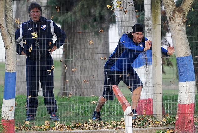 Alexander Medina trabajó diferenciado a la orden del profesor Julio Moreno.