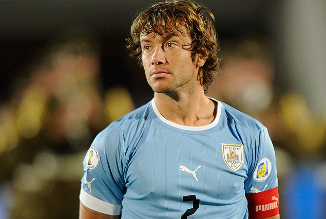Diego Lugano, capitán uruguayo.