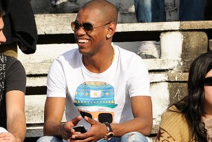 Diego Rolán festejó en la tribuna del Tróccoli.