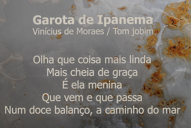 Un himno... Garota de Ipanema. 