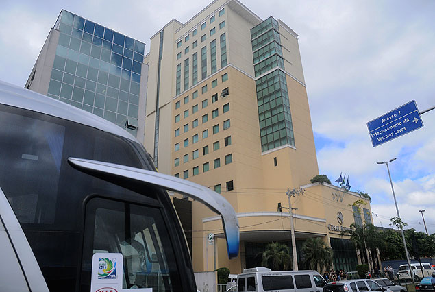  El Hotel Caesar Belvedere de Belo Horizonte donde se encuentra alojada la Selección de Uruguay.