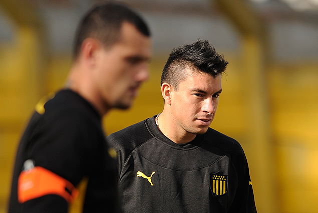 Matías Aguirregaray volvió a Los Aromos y el "Japo" Rodríguez entrenó por primera vez de aurinegro. 