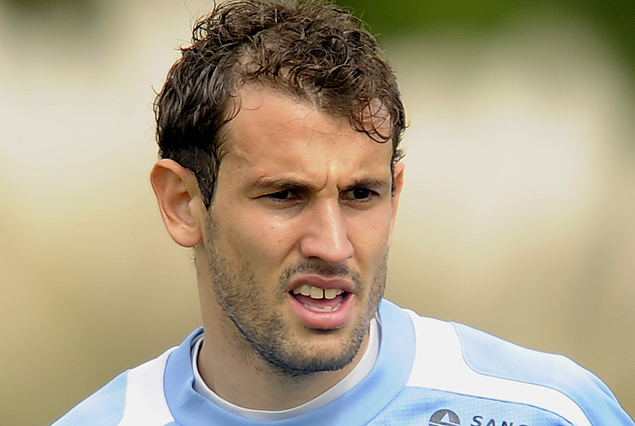Christian Stuani a la red en el Espanyol de Barcelona.