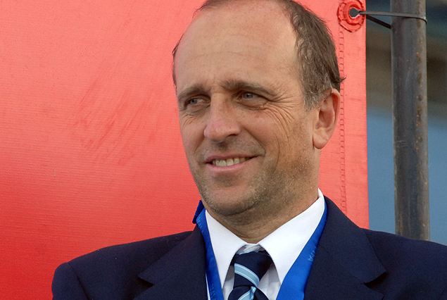 Fabián Coito, entrenador de la Selección Sub 17, estuvo en el sorteo del mundial. 
