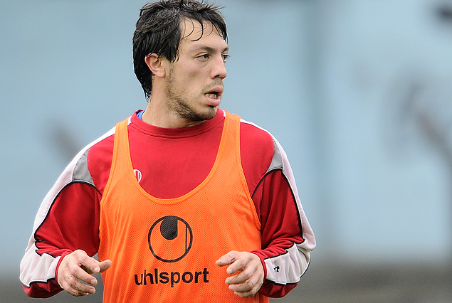 Jonathan Charquero es el cambio que evalúa Saralegui en ofensiva. 