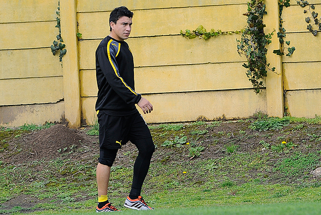 Jorge Rodríguez hizo trabajo físico y luego caminata. Prueba a fondo en el próximo entrenamiento. 