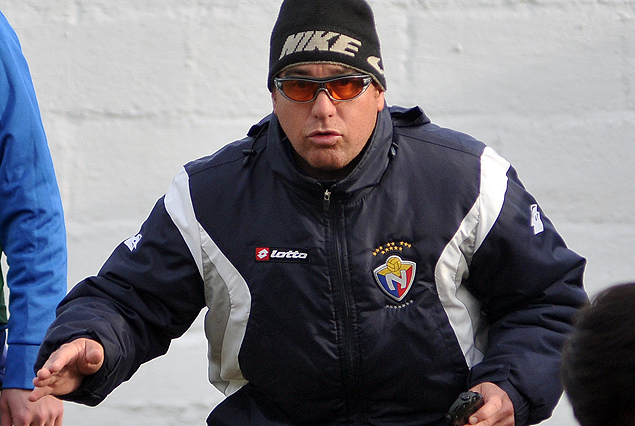 Gabriel Souza, preparador físico de Juventud, coordinó el trabajo del martes en Melilla. 