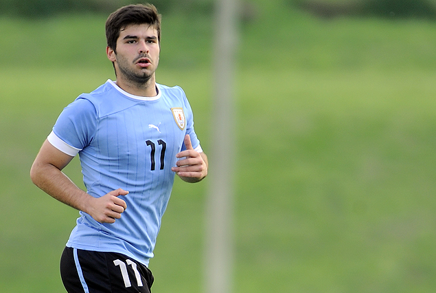 Gonzalo Latorre, delantero Sub 17 de Uruguay.