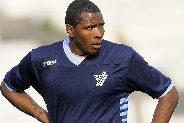 Hugo Silveira autor del gol de Cerro ante Wanderers. 