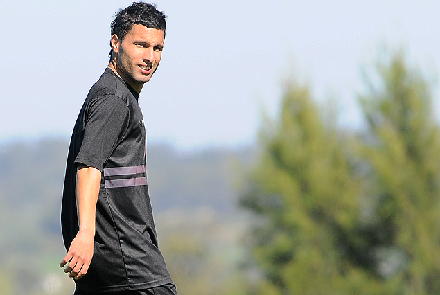 Juan Pablo Fagúndez se paró con los titulares en la práctica del jueves a dos días de Peñarol. 