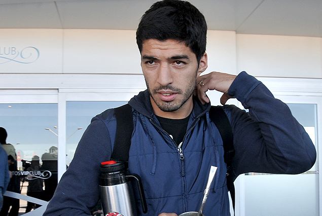 Luis Suárez entrena en los Pirineos. 