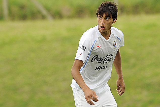 Matías Suárez, lateral izquierdo del seleccionado Sub 17.