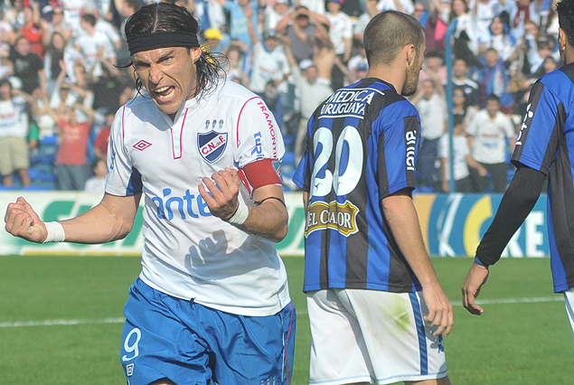 El "Cacique" Alexander Medina, lo grita ante su ex equipo. Fue el 20 de octubre del 2012, por el Apertura y en el Parque como ahora. Ganó Nacional 3 a 1.