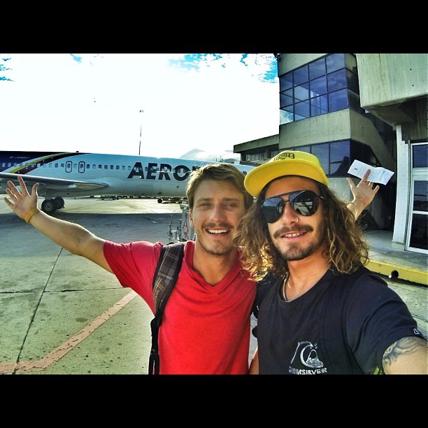 Los hermanos Madrid partieron con destino a Venezuela.