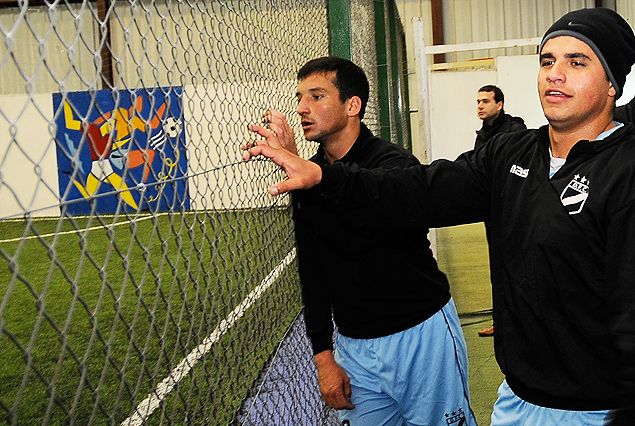 Gonzalo Porras y Liber Quiñones en Portones pensando en el partido del domingo ante Wanderers. 