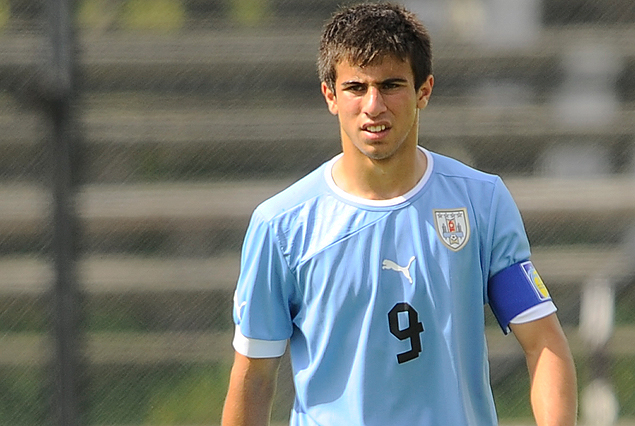 Diego Rossi, goleador de la selección uruguaya Sub 15.