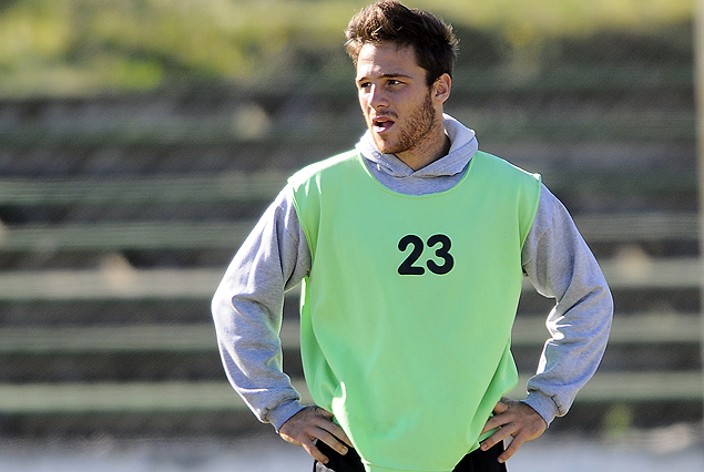 Santiago Lamanna realiza trabajos específicos por una dolencia en la espalda. 