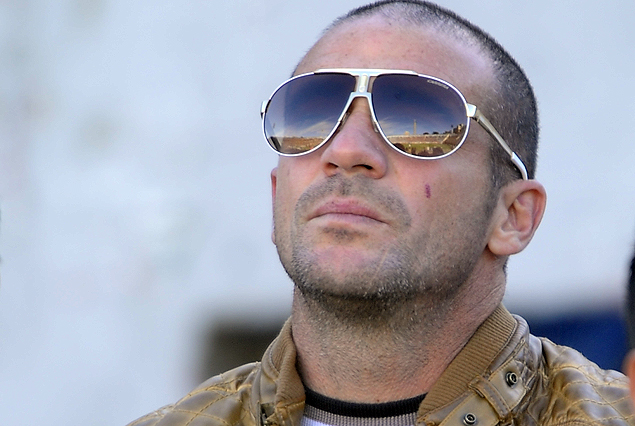 Walter “Rifle” Pandiani siguió el partido del domingo en la Platea América.