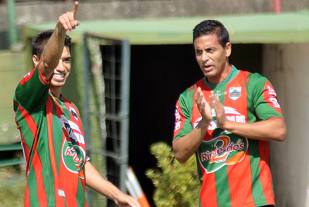 El festejo de Rampla Juniors, con Andrés Márquez anotando el segundo gol cuando el partido estaba en estado de agonía. 