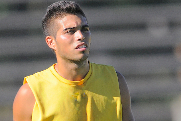 Nicolás Albarracín en el plantel bohemio. 