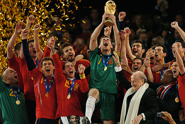 La Copa del mundo de la FIFA llegó a Uruguay. 