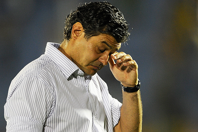 Jorge "Tito" Goncalvez en el partido del pasado con Olimpia por la Copa Antel. 
