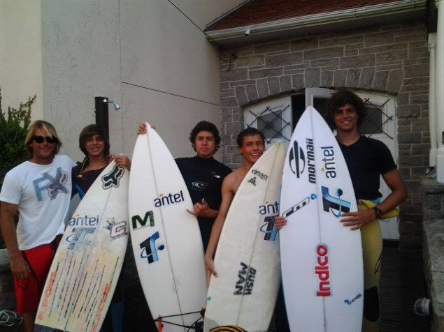 Marcelo Rodríguez junto a todo el equipo.