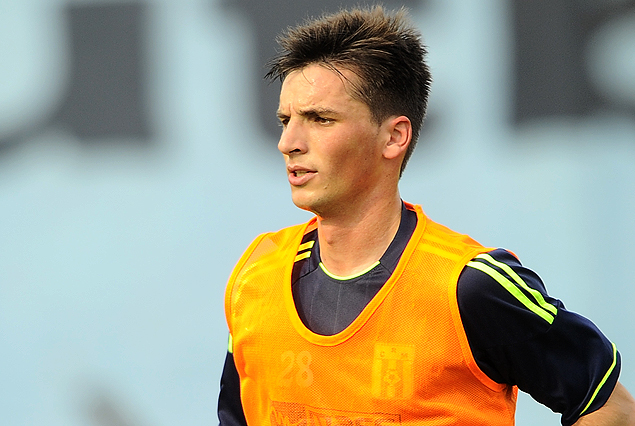 Mauricio Affonso en el ataque del albiverde.