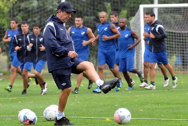 Gerardo Pelusso comenzó su nueva etapa en Nacional. 