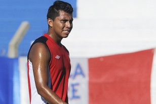 El peruano Rinaldo Cruzado jugó 30 minutos en el alternativo.