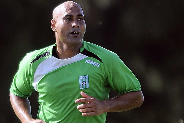 Carlos Díaz pudo entrenar en forma normal en Racing. 