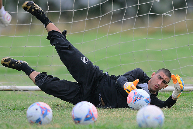 El arquero Salvador Ichazo volvió a entrenar el jueves en el Complejo de Danubio.