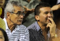 Gregorio Pérez junto a Enrique De Los Santos. 