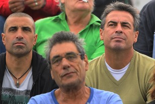 Washington Tais y Pablo Bengeochea en la platea.