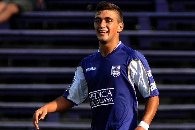 Giorgian De Arrascaeta festeja su gol.