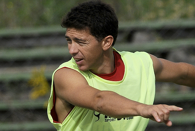 Alvaro Mello sentido en un tobillo. El viernes se define si juega. 