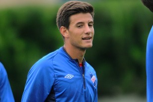 El delantero juvenil Leandro Barcia ascendido a primera. 