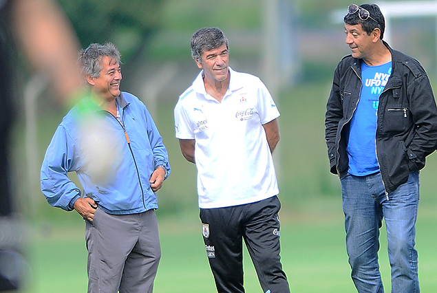 Julio Canessa, el profesor José Herrera y una visita sorpresiva como fue la de Ricardo "Zurdo" Viera.