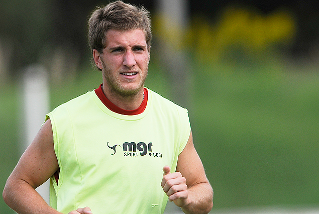Federico Laens con lumbalgia no entrenó en los  fusionados. 