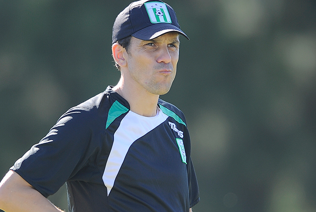 Mauricio Larriera, DT de Racing.