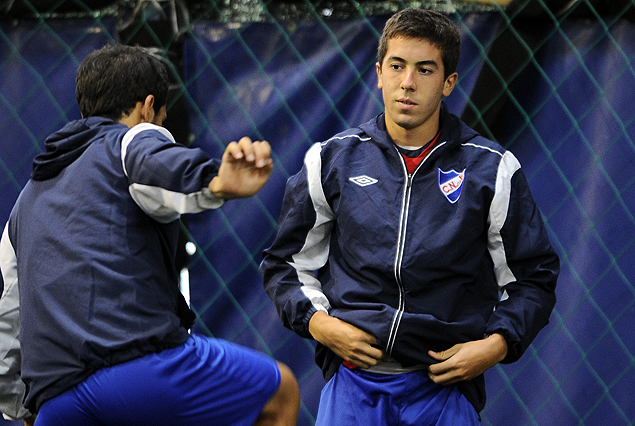 Carlos De Pena entrenando en Los Céspedes. 