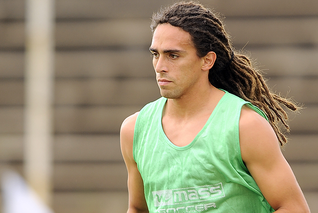 Gustavo Aprile en el trabajo del plantel de Cerro Largo. 